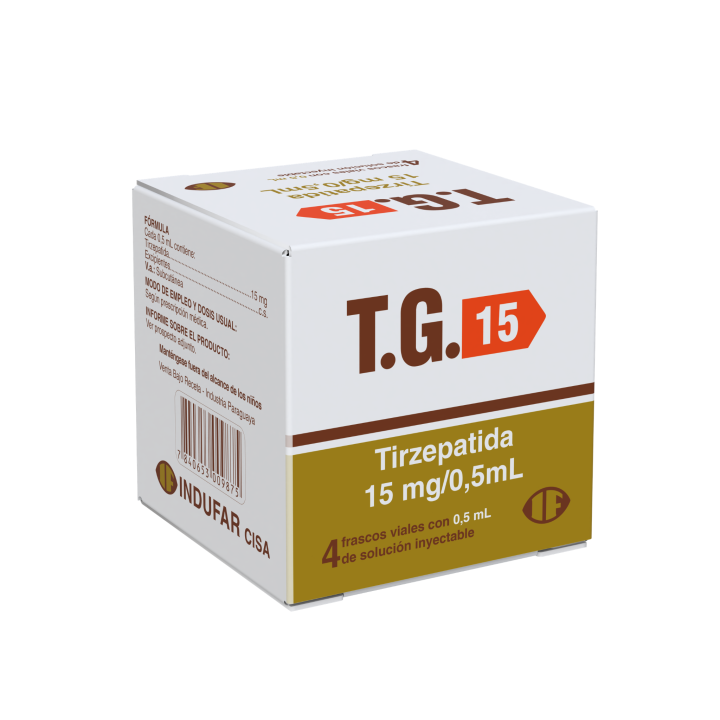 TG 15 MG 0,5 ml - Caixa com 4 ampolas